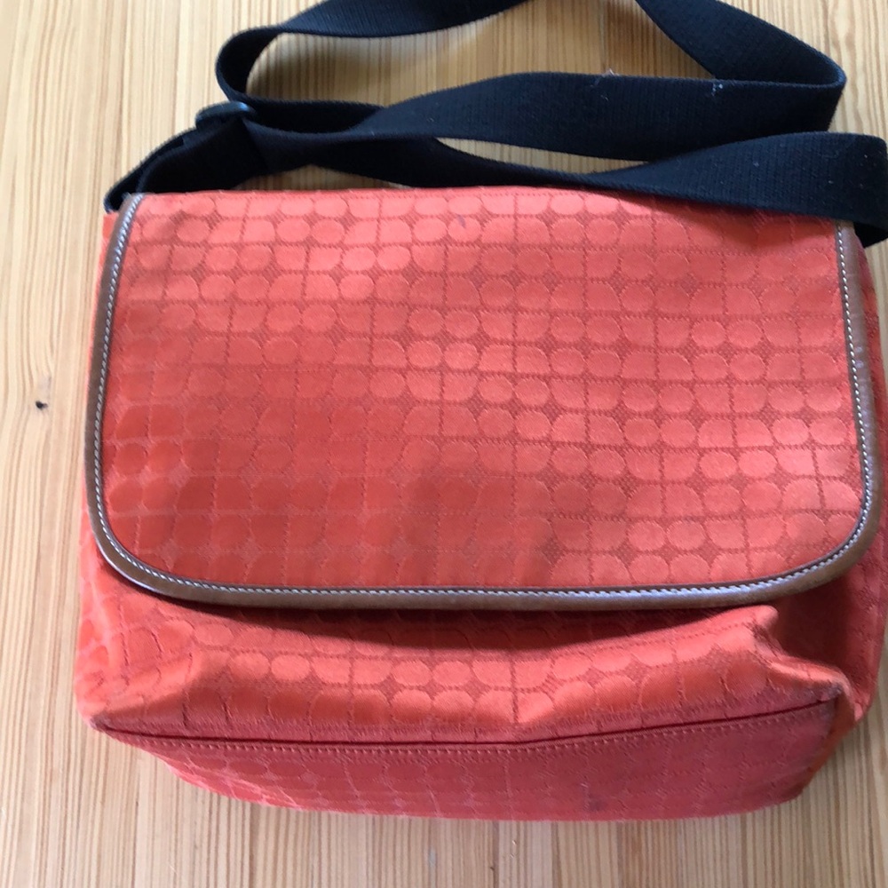 Kate Spade orange messenger bag